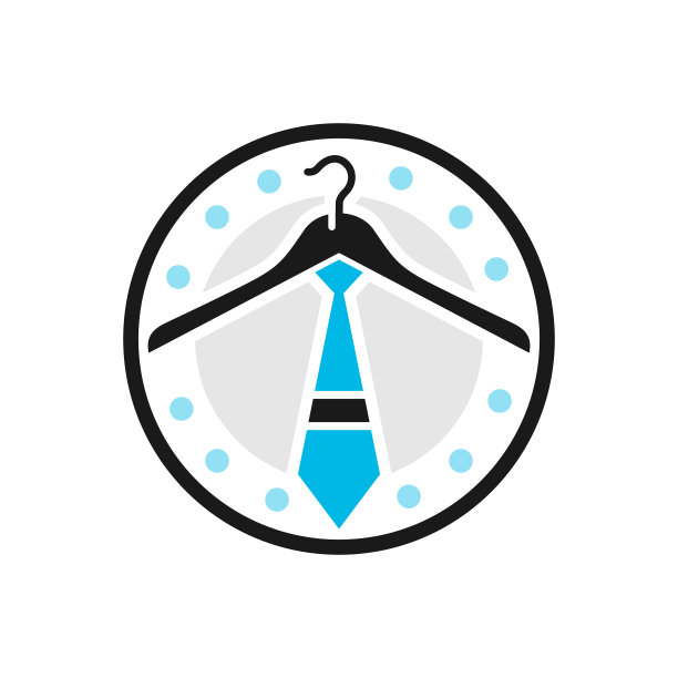 衣架和领带标志图片下载