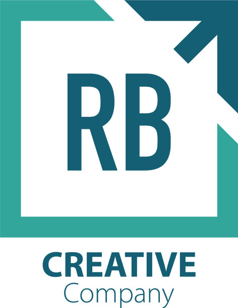 首字母rb创意出盒标志设计图片下载