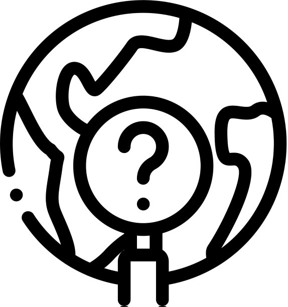 地球行星研究员线图标图片下载