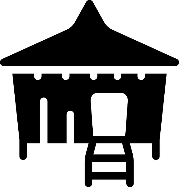 海滩小屋图片下载