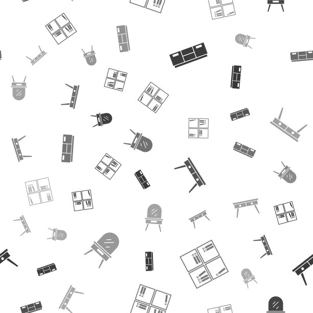 置家具、床头柜、书架、办公室书籍图片下载