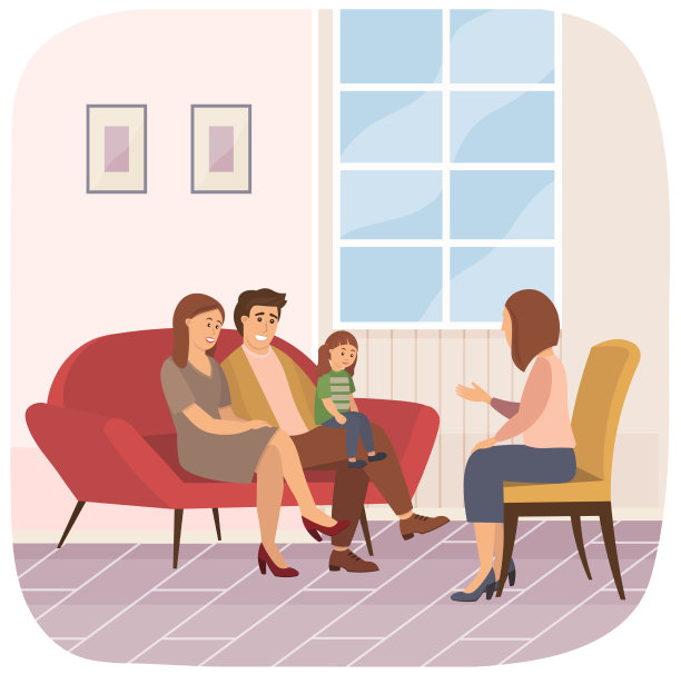 家庭和女性之间的对话图片下载