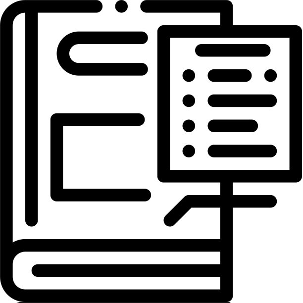 规章制度政策线性图标图片下载
