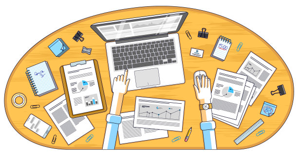 商业分析，办公室职员或企业家图片下载