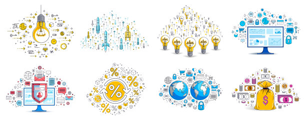 商业与金融主题不同集有一处图片下载