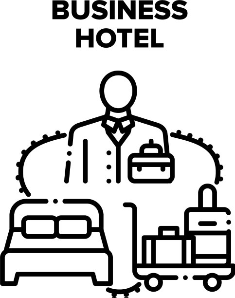 商务酒店的黑色图片下载