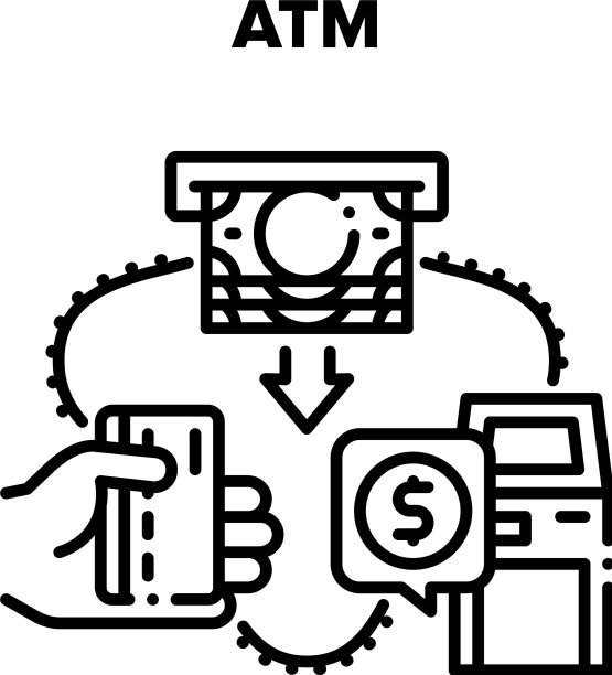 ATM银行取款机（黑色）图片下载