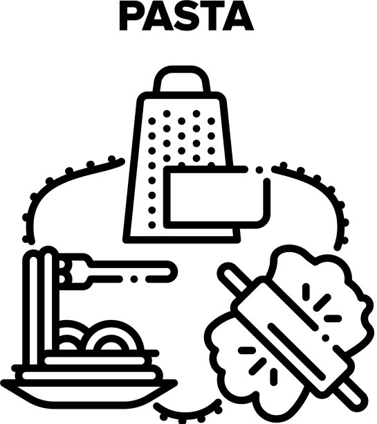 意大利面煮菜黑图片下载