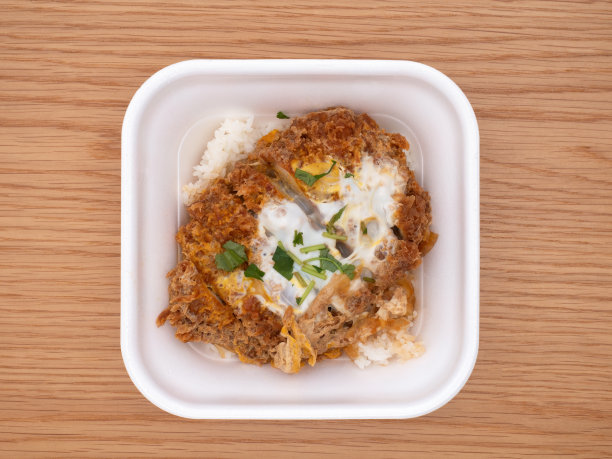 Katsudon午餐盒饭外卖图片下载