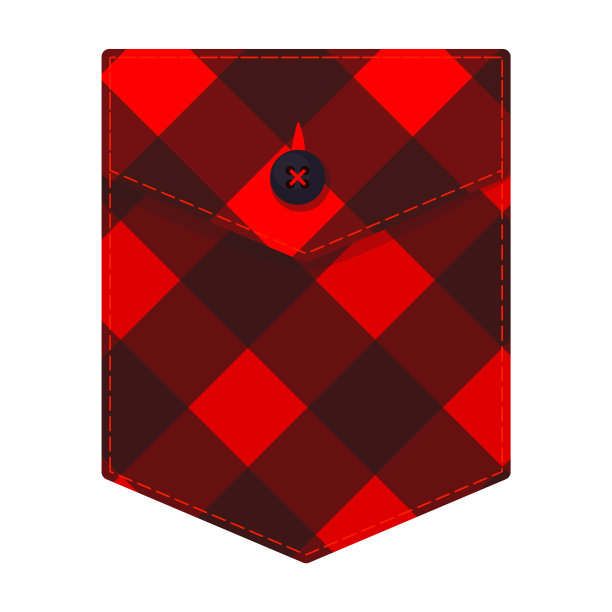 口袋图标卡通图标隔离上图片下载