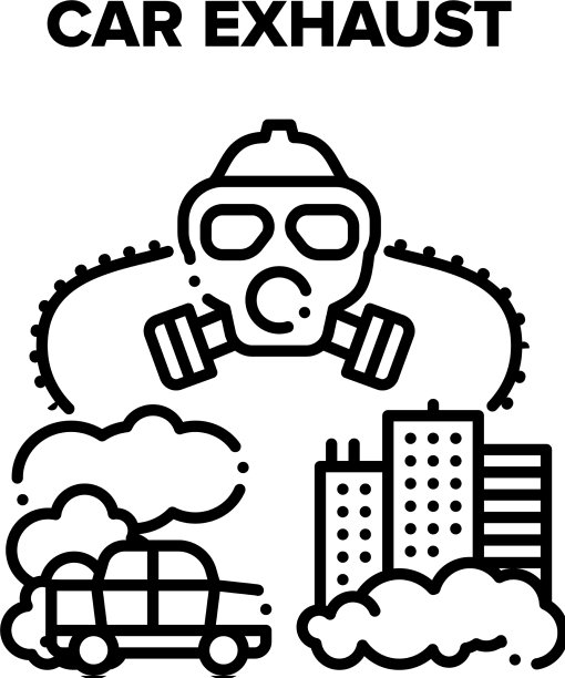 汽车尾气黑图片下载