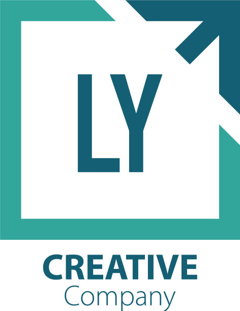 首字母ly创意出盒标志设计图片下载