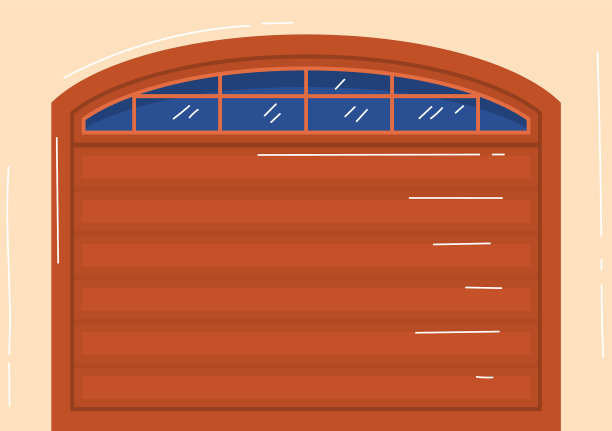 现代实心车库美门图片下载