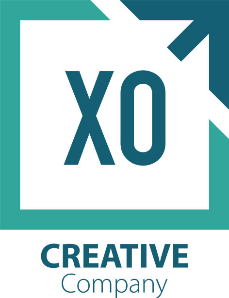 首字母xo创意出盒logo设计图片下载