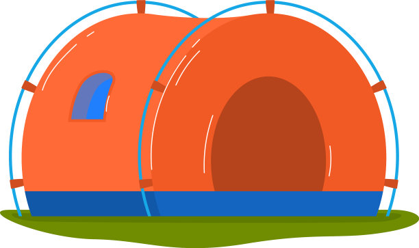 夏季户外旅行帐篷设置露营设备图片下载