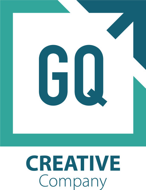 首字母gq创意出盒logo设计图片下载
