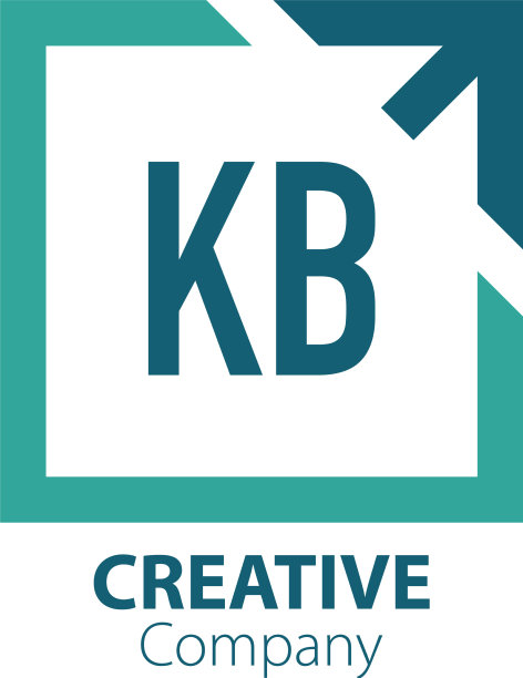 首字母KB创意出盒标志设计图片下载