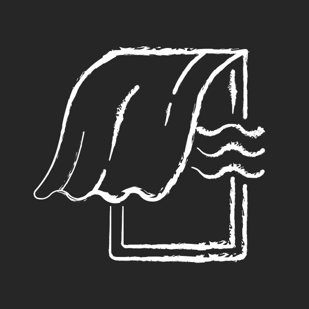 晾晒卧室粉笔白色图标上的黑色图片下载