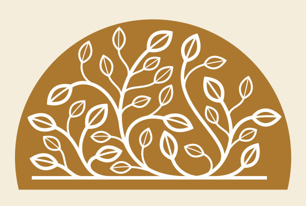 奢华经典风格上优雅的花卉纹章图片下载