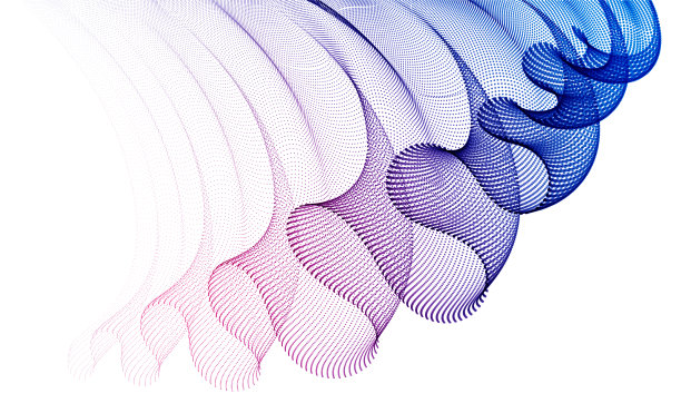 动态粒子声波流动透明图片下载