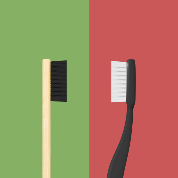 3d现实的红色塑料和木棕色图片下载