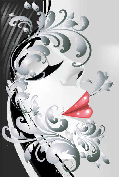 红唇女人图片下载