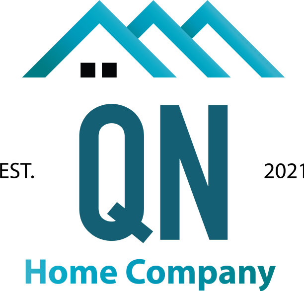 首字母qn家创意logo设计图片下载