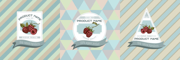 三种颜色的标签图片下载