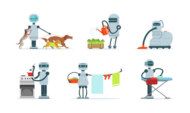 家用机器人设置人工智能图片下载