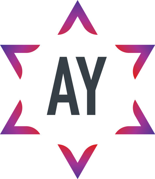 首字母ay星大卫创意logo设计图片下载