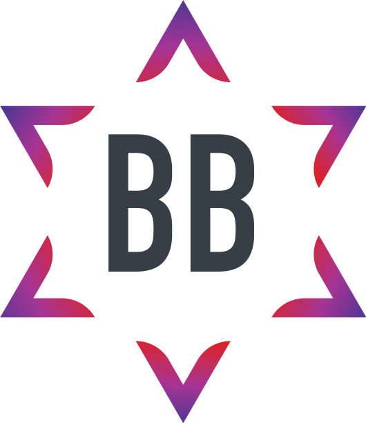 字母BB大卫之星创意标志设计图片下载