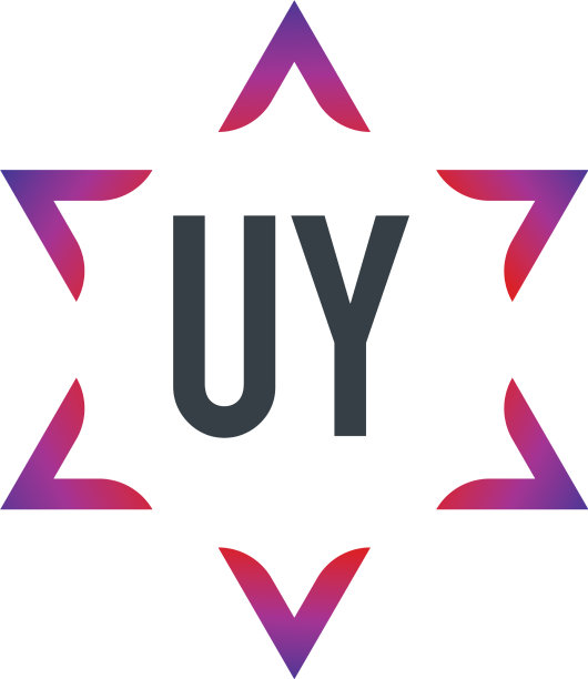 首字母UY大卫之星创意标志图片下载
