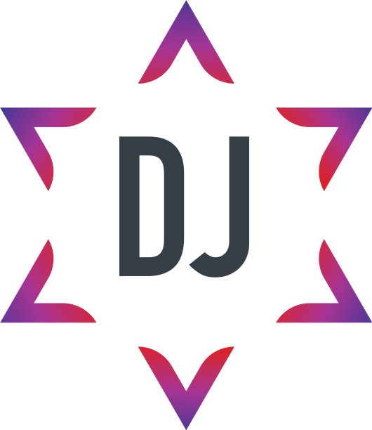 首字母DJ明星大卫创意logo设计图片下载