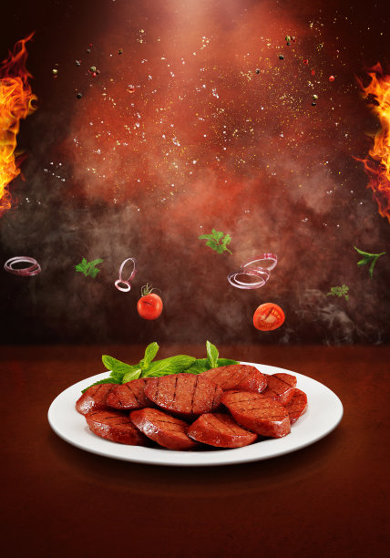 辣味香肠的背景图片下载