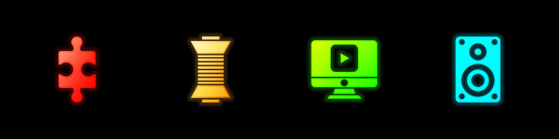 将拼图缝线固定在线轴上图片下载