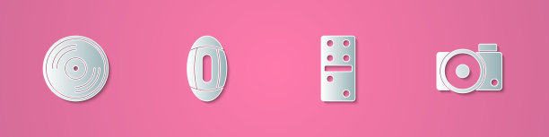 套剪纸乙烯基盘美式足球图片下载