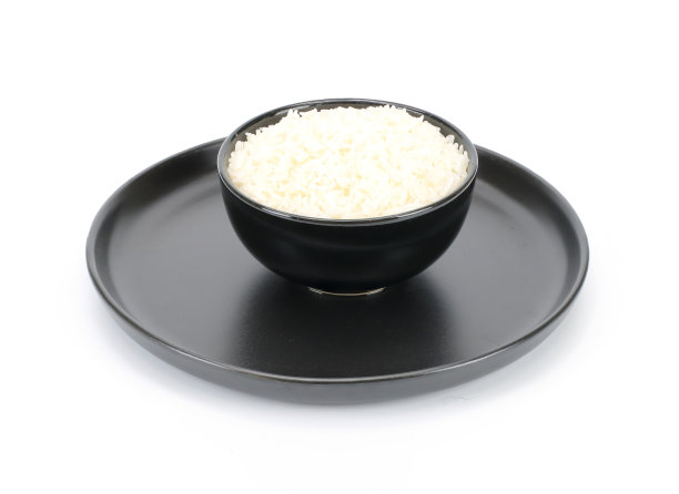 白底碗里的米饭图片下载