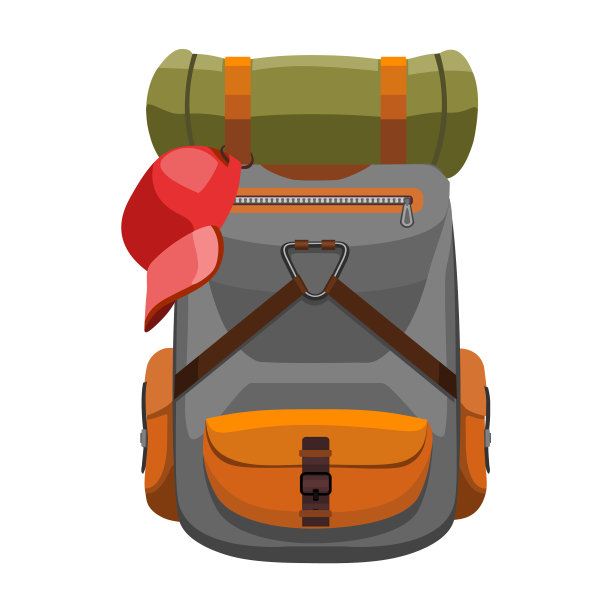 背包图标卡通图标孤立图片下载