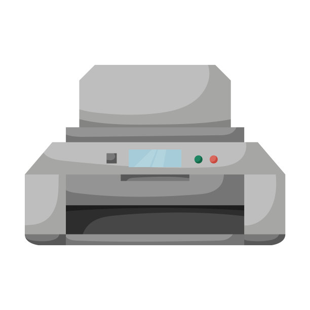 打印机图标卡通图标孤立图片下载