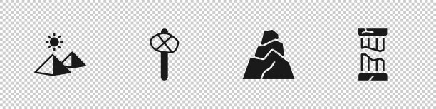 埃及金字塔石时代的锤石图片下载