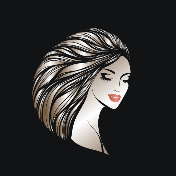 美容院、发型工作室标志。图片下载