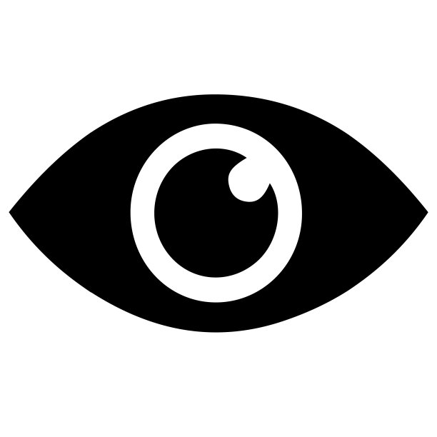 眼睛矢量图标eps 10。眼睛象形图图片下载