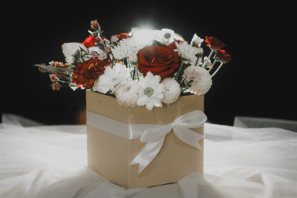 电影花盒花束景观;花店图片下载