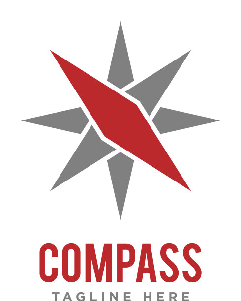 指南针标志图标设计图片下载