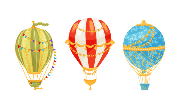 热气球作为一种带有外壳的轻型飞机图片下载
