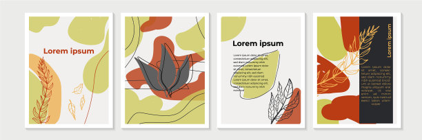 新潮的花艺模板设计背景不错图片下载