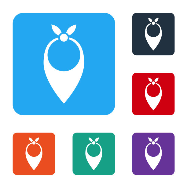 白色牛仔头巾图标孤立在白色上图片下载