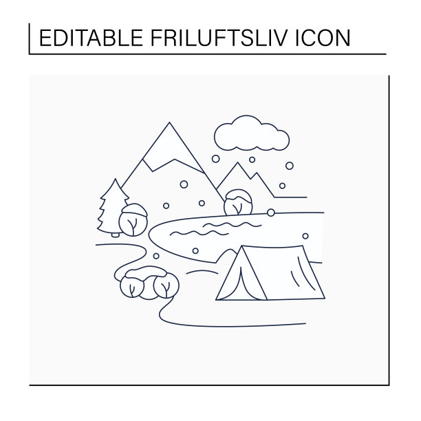 户外生活线性独奏图片下载