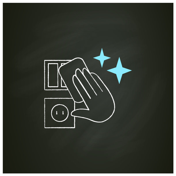 表面消毒粉笔图标图片下载