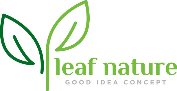 叶子自然标志设计图片下载